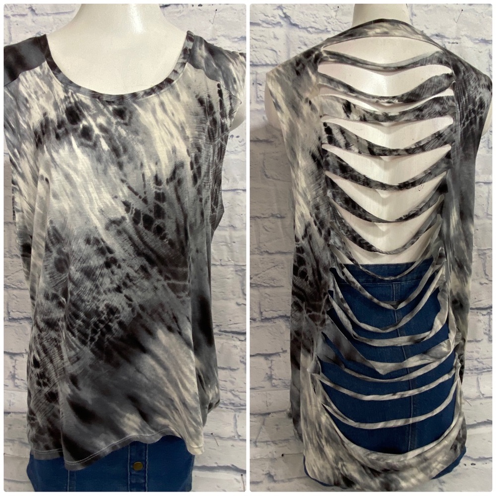 Shred Tie-Dye Top